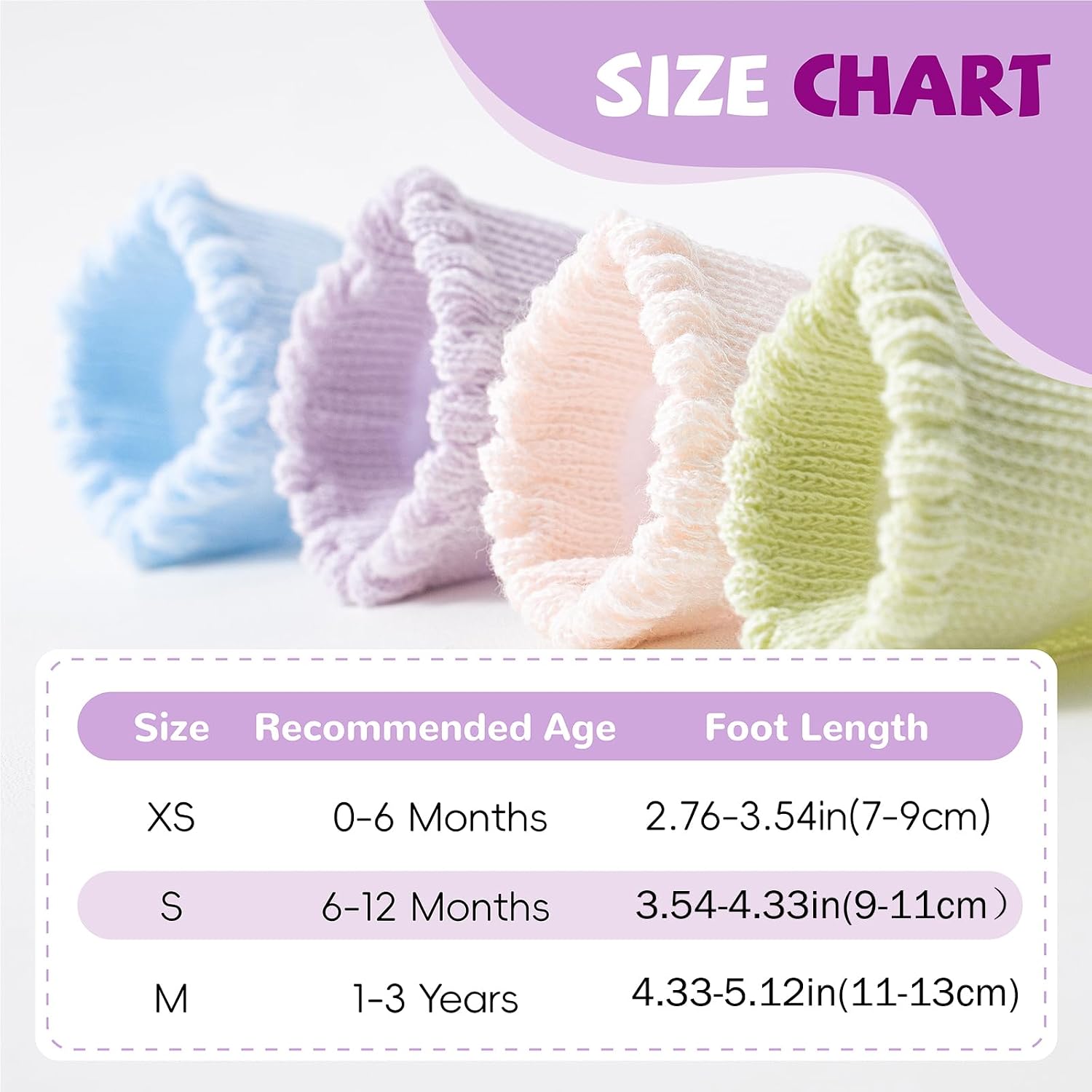 Baby Toddler Girls Ruffle Socks Girl's Frilly Dress Summer Mesh Solid Cute Lace Trim Crew Socks for Infant 6 Pairs