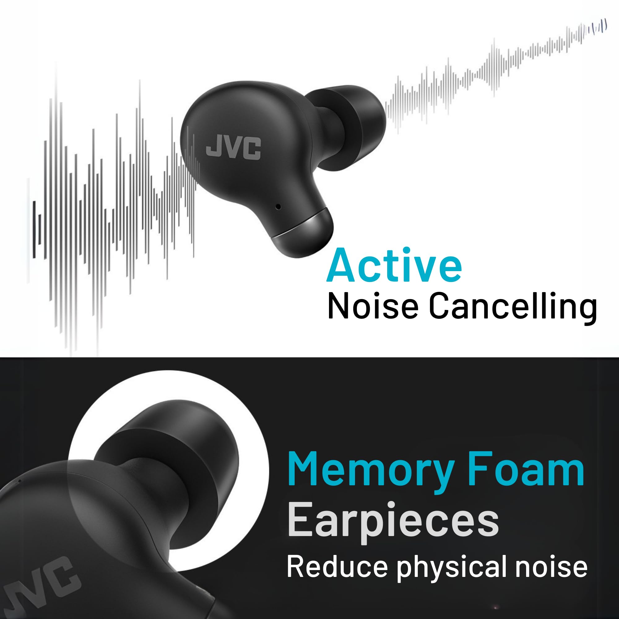 JVC True Wireless Earbuds - Bluetooth 5.3 with ANC - Dettaglio