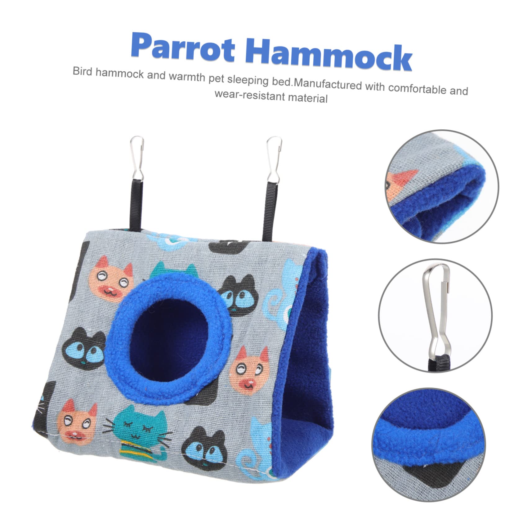 Yardwe 4pezzi per per Pappagalli Design Portatile e Traspirante per Canarini e Piccole
