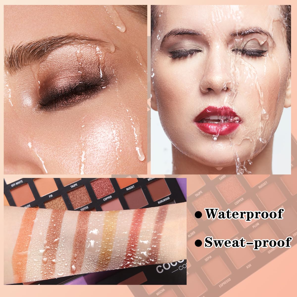 Katiluxiya 35 Colors Professional Neutral Smokey Eyeshadow Makeup Palette - Image 3