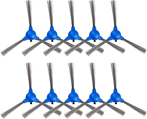 Paquete de 10 cepillos laterales de repuesto compatibles con eufy RoboVac 11S, 15T, 30, 30C, 35C 15C, 12, 25C, 35C, 11S Max, 15C Max, 25C Max, 30C