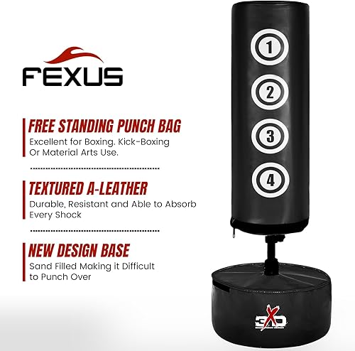 Miniatura 6 de Bolsa de boxeo de pie libre  perfecta para la práctica junior boxeo, karate, muay thai, Tae Kwan Do desarrollo de niños