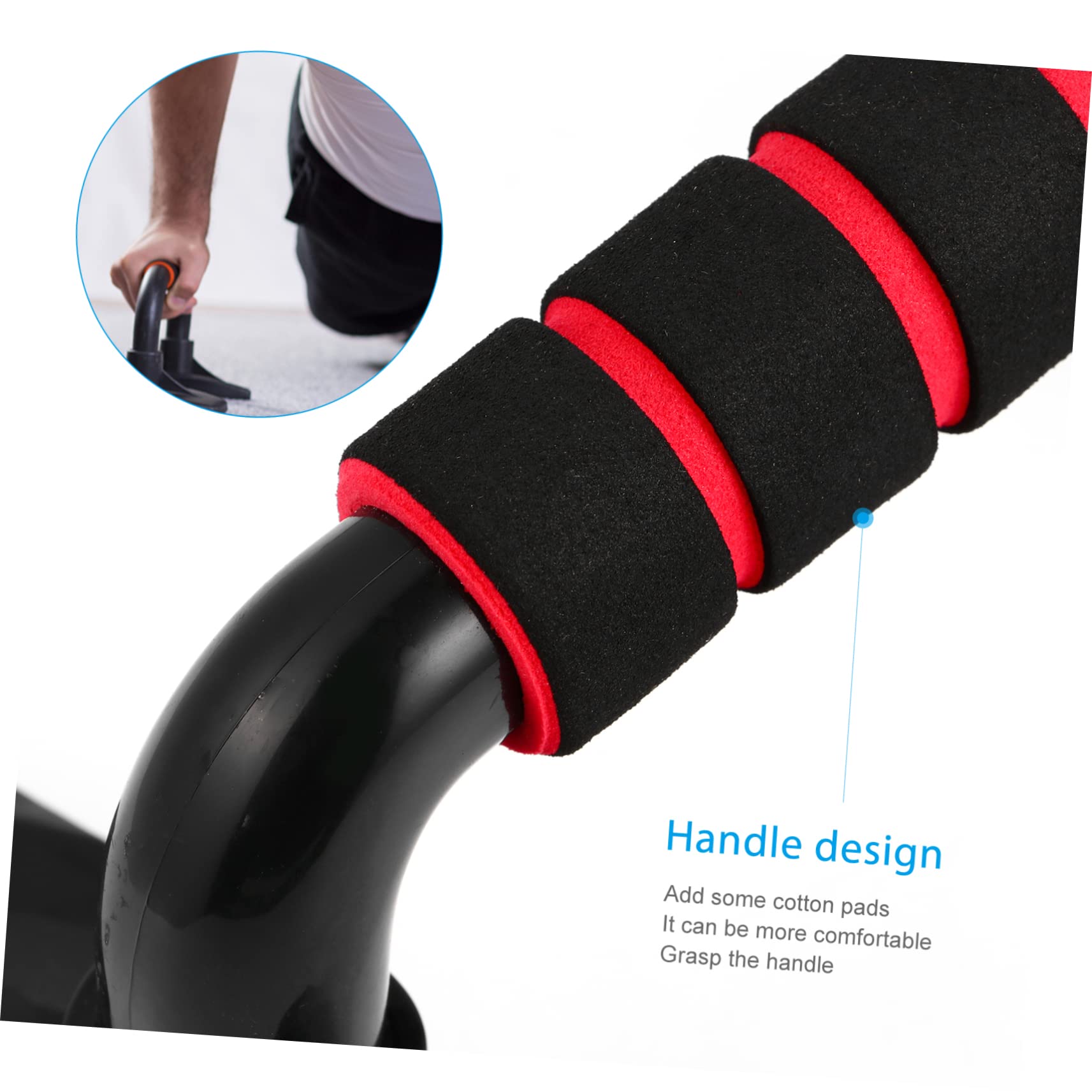 Gogogmee Push-up Bars for Exercise 2pcs Push-up Stand System Weighted Bars Hand Grip Home Fitness