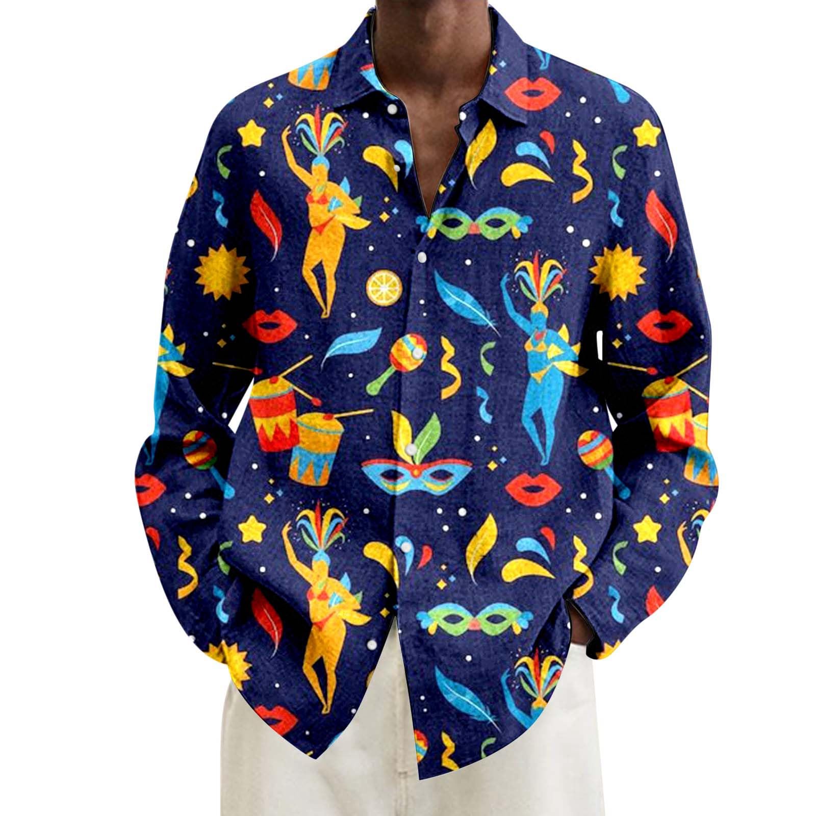 Sequin Shirt Men Jacket Retro Satin Sparkly Mens Outfits for Shiny Long Sleeve Silk Shirts Glitter Fancy Dress Costume with Pocket Sequined Tshirt Carvinal