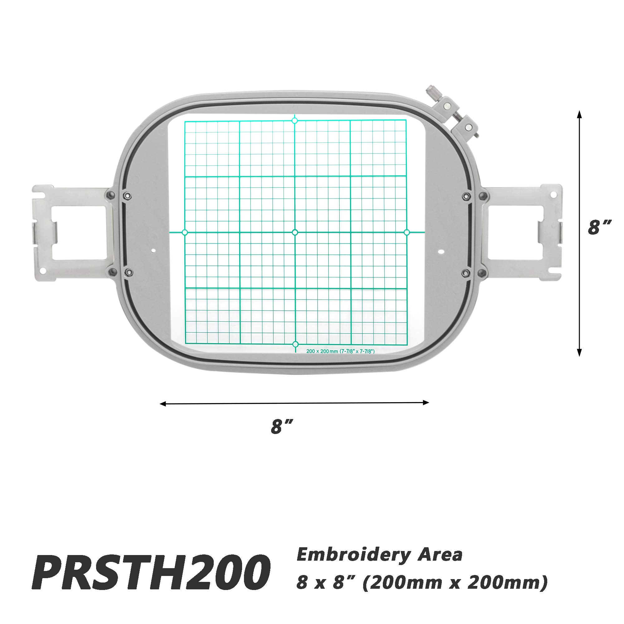 Sew Tech Haft Obręcz do Brother VR itp. Maszyna do szycia i haftowania, 200 x 200 mm PRSTH200 obręcze