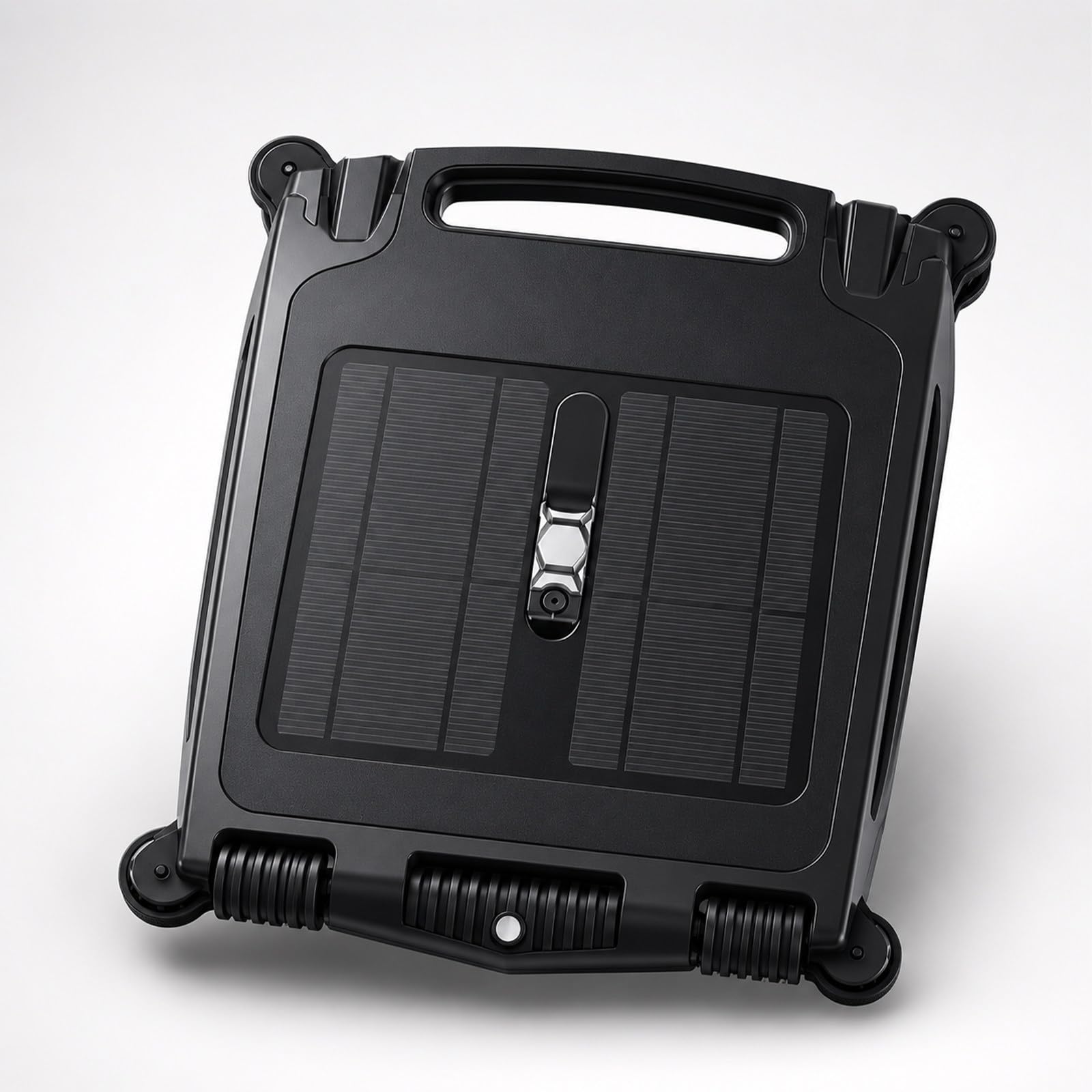 Robotic Pool Skimmer, Solar Powered Automatic Pool Cleaner with Dual Mode