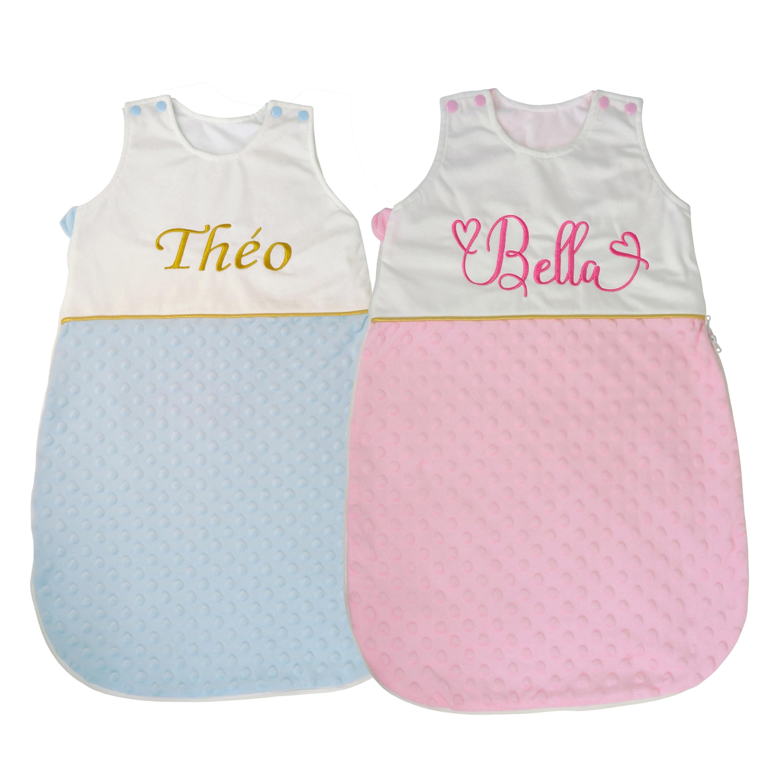 Personalized Baby Blanket Wearable Sleep Sack for Newborn Boys and Girls, Custom Baby Blanket with name, Customized Gift Set Essentials, 0-12 Months Minky Fleece Sleeping Bag Swaddle Sleepsuit