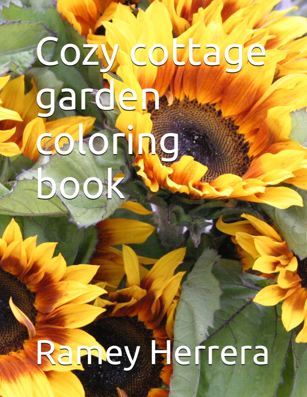 Cozy cottage garden coloring book