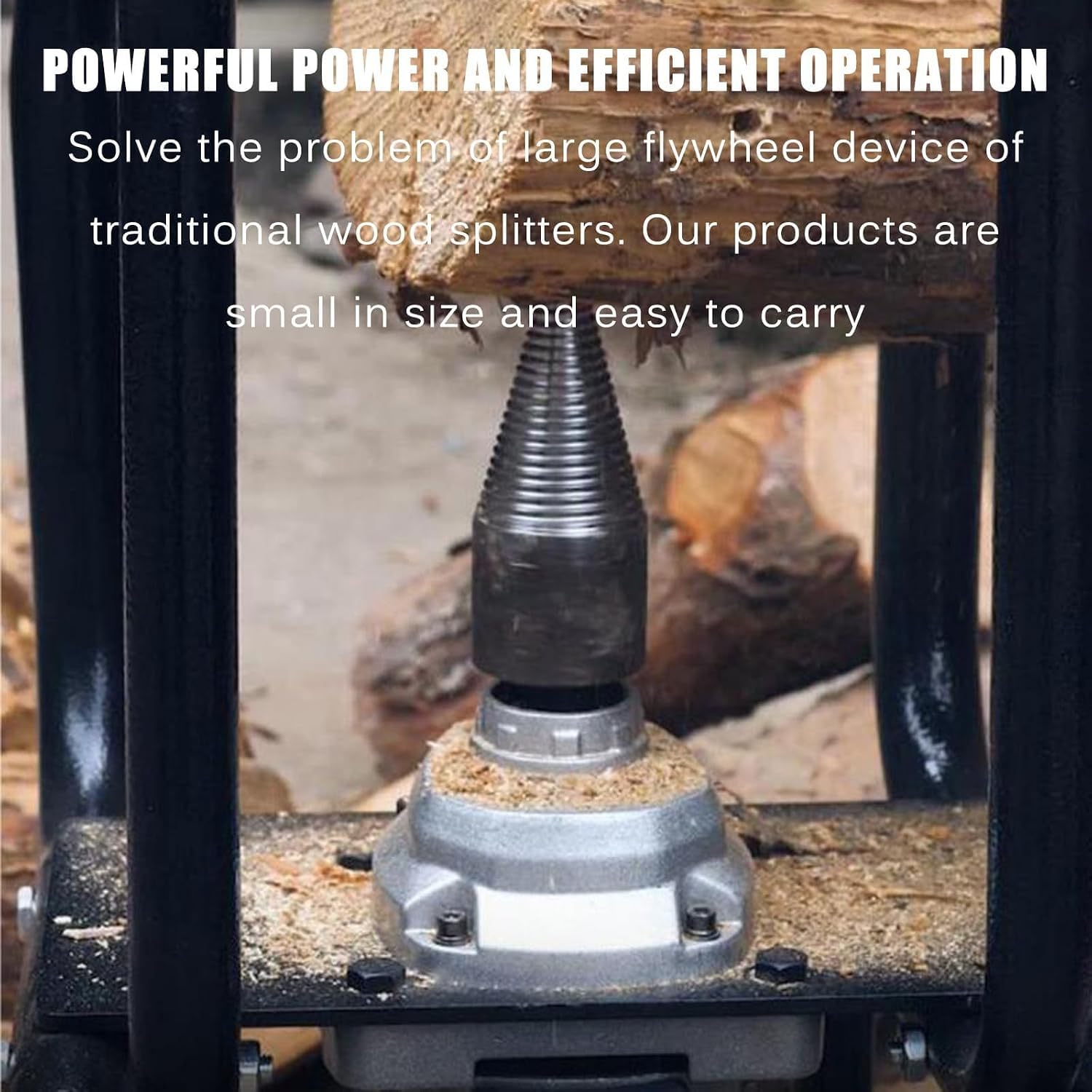 Rajadora de leña eléctrica, máquina totalmente automática para rajar leña, diámetro de corte de 20 cm, rotación hacia adelante y hacia atrás, para chimeneas y fogatas.