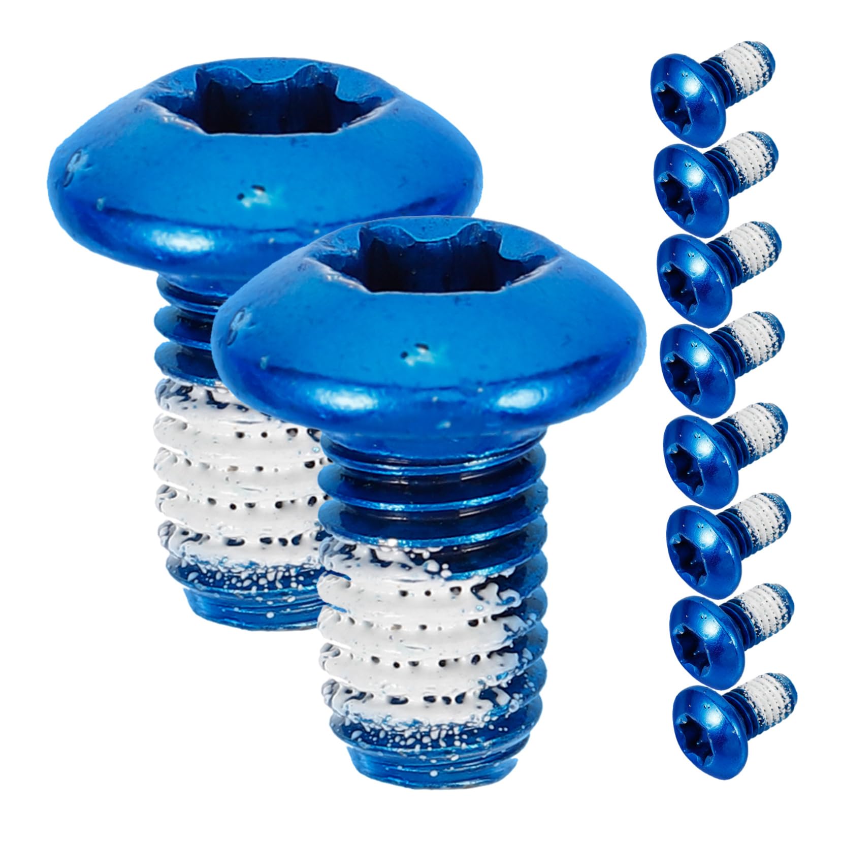 KICHOUSE 10pcs Bicycle Disc Brake Bolts Stainless Steel Brake Disc Screw for Bike Sturdy Sturdy