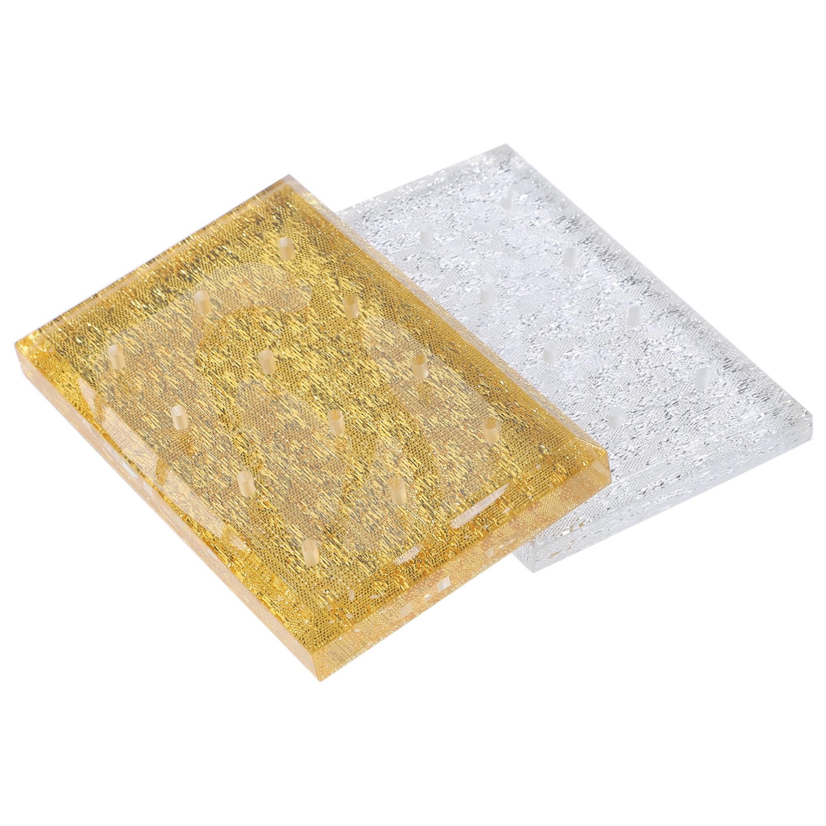 SOESFOUFU 2pcs Nail Bit Holder Acrylic Sanding Head Base 12 Holes Nail Drill Bit Stand