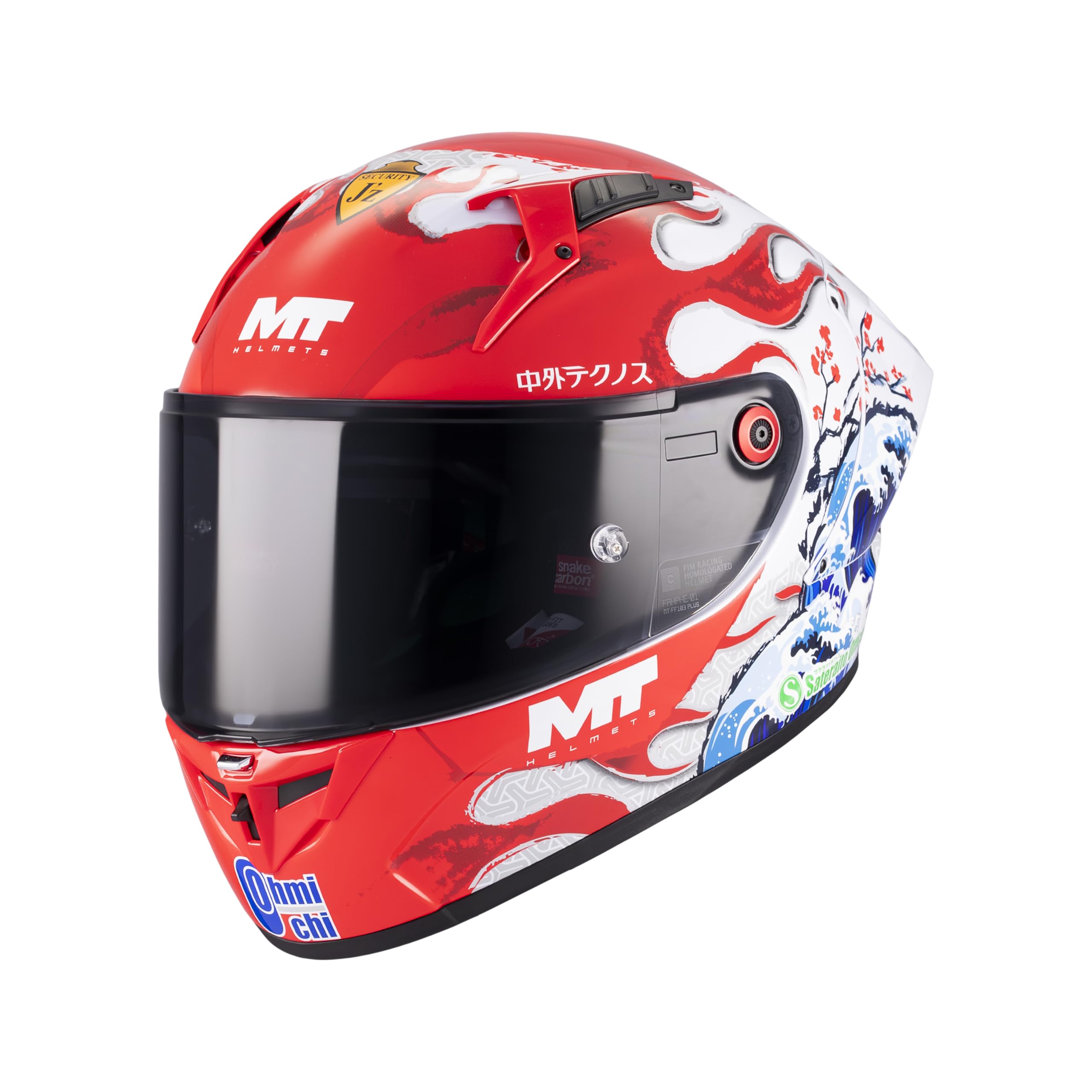 MT HELMETS KRE+ S – Casco Moto Integral de Competición en Fibra de Carbono con Pantalla MT-V-29, Cierre Doble D, EPS Multidensidad y Homologación FIM/ECE 22.06 / DOT