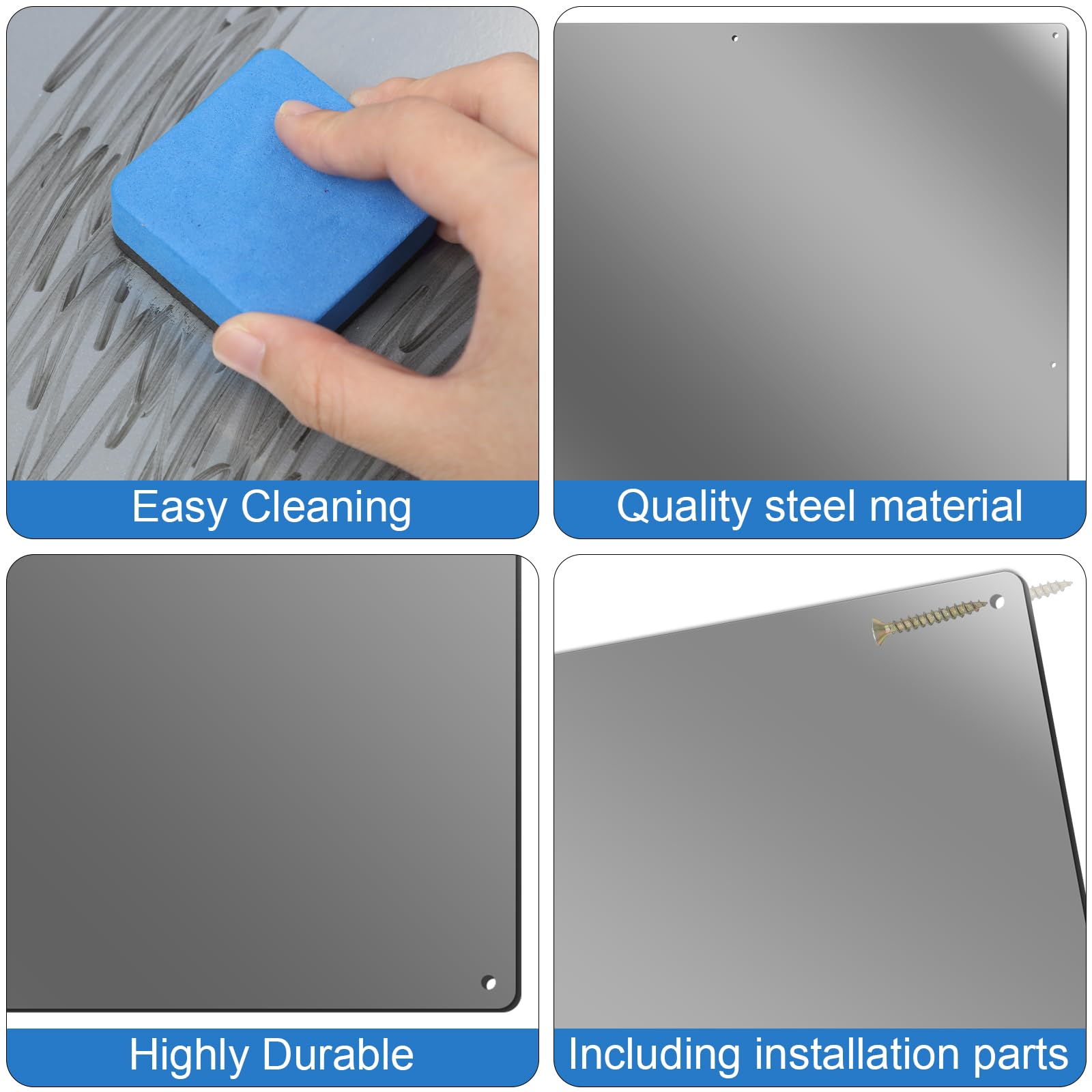 Snapklik.com : Ireer Magnetic Board Steel Magnet Bulletin Boards For ...
