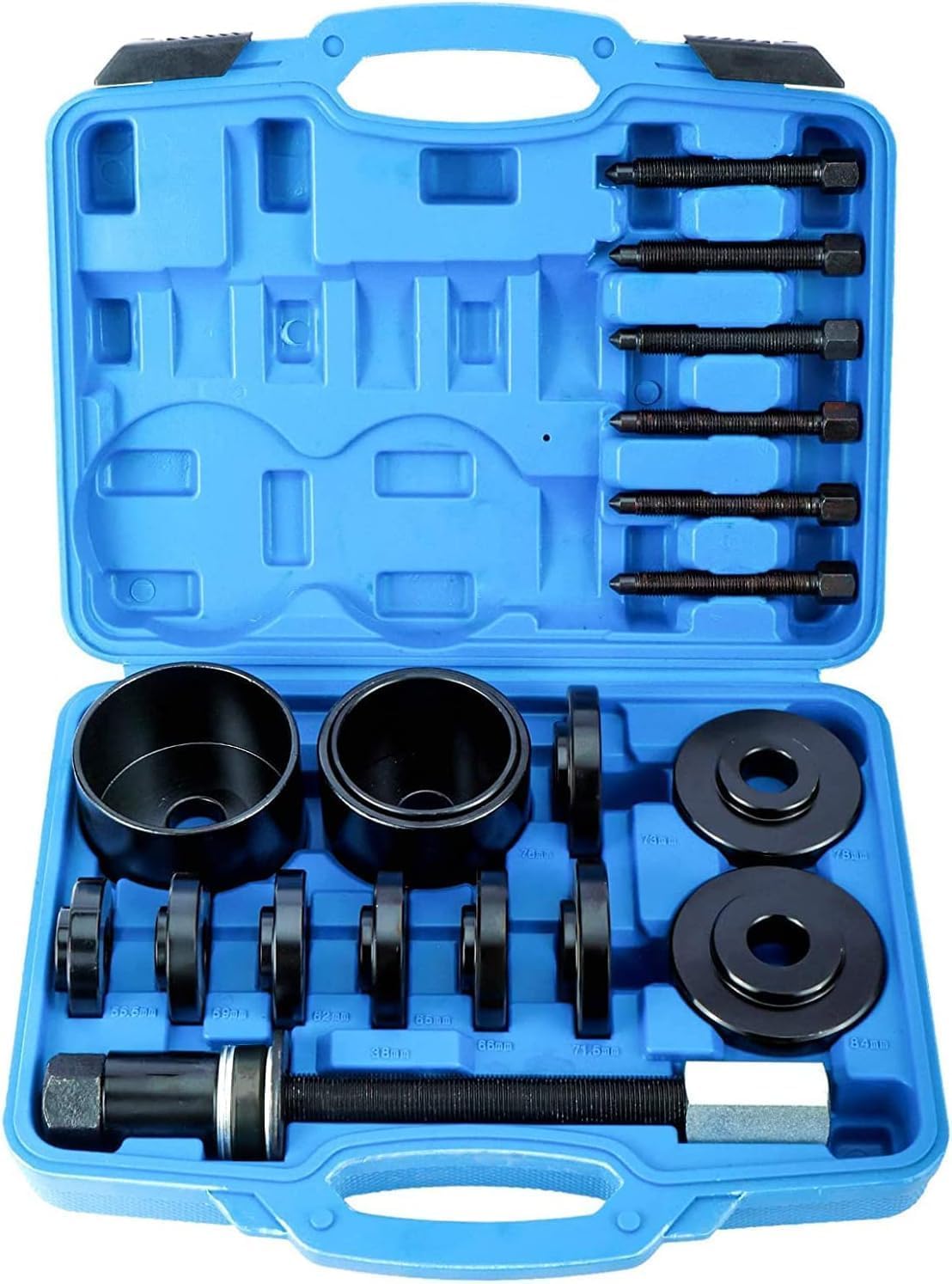 JUEGO EXTRACTOR DE RODAMIENTOS Y BUJES DE RUEDA E INSTALADOR 20 PIEZAS - 1205M