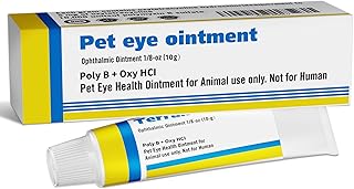 Multi-Species Pet Eye Health Ointment: Supports Visual Wellness for Cats, Dogs, & Livestock (10g Tube)