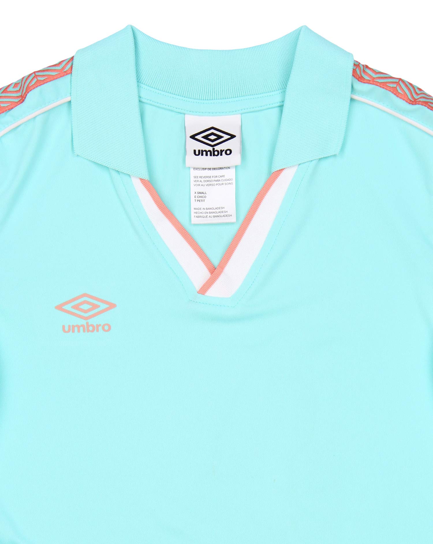 Umbro Women's Deep V Soccer Jersey Top, White/Black XS