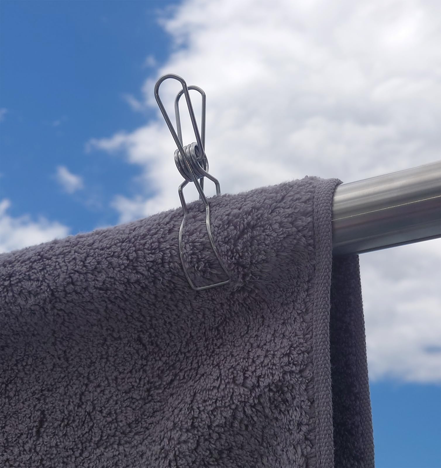 Amazon.co.jp : 大木製作所 竿ピンチ 4個入り ステンレス 洗濯