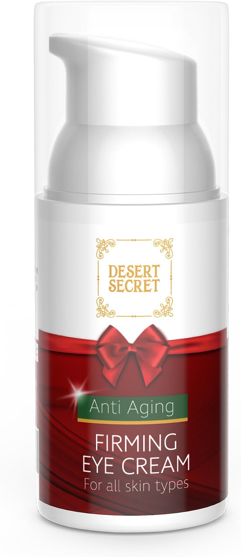 Anti Aging Firming Eye Cream | Peptide Moisturizer Lotion For All Skin Types | Advanced Stem Cell + Collagen Formula For Tightening Sagging Skin & Reducing Dark Circles | 1 oz/30 ML | by Desert Secret