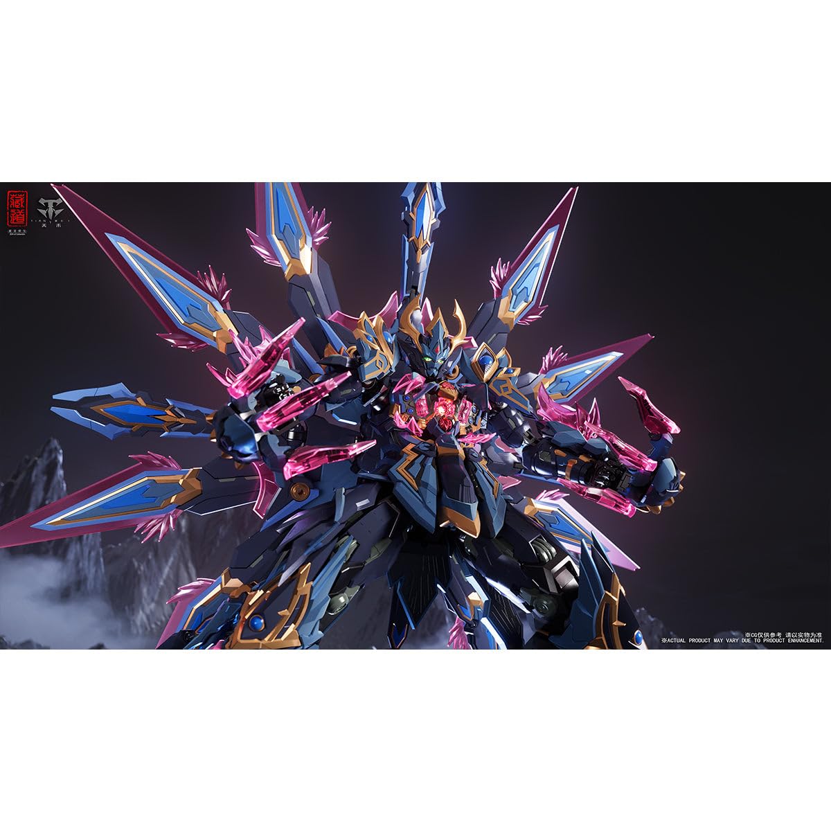 HiPlay CangDao Modello ZEN di Collezione Divina Gang Dao Peacock King Mecha Lega Prodotto Finito Figura d'Azione