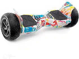 Hoverboard Skate Elétrico 8.5" Original Led Bluetooth Grafite Offroad Brinovar
