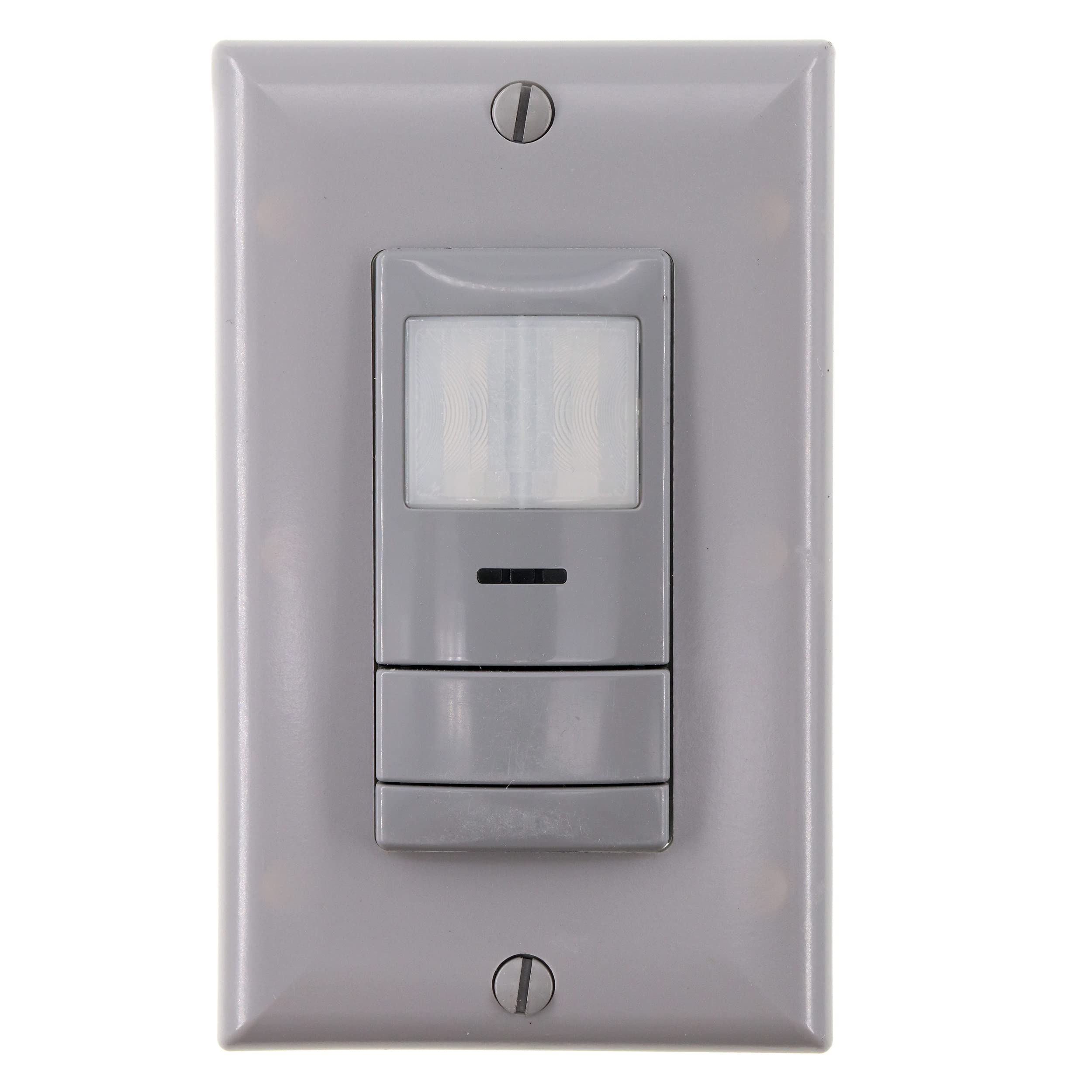 NWSX-PDT-LV-GY nLight Dual-Tech Occupancy Sensor Wall Switch, 12/24Vdc, Gray