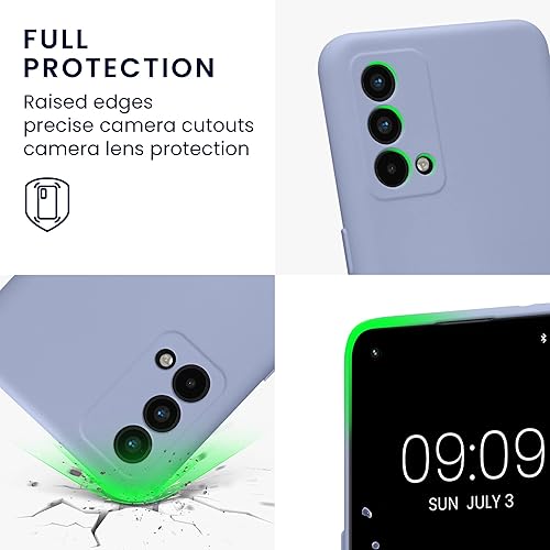 Miniatura 3 de kwmobile Funda compatible con Realme GT Master Edition - Funda protectora delgada de TPU con acabado mate suave - lavanda claro