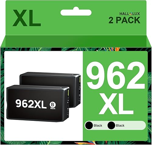 HALLOLUX Paquete combinado de cartuchos de tinta 962XL remanufacturados para impresora 962XL 962XL 962 XL para OfficeJet Pro 9015 9010 9025 9020