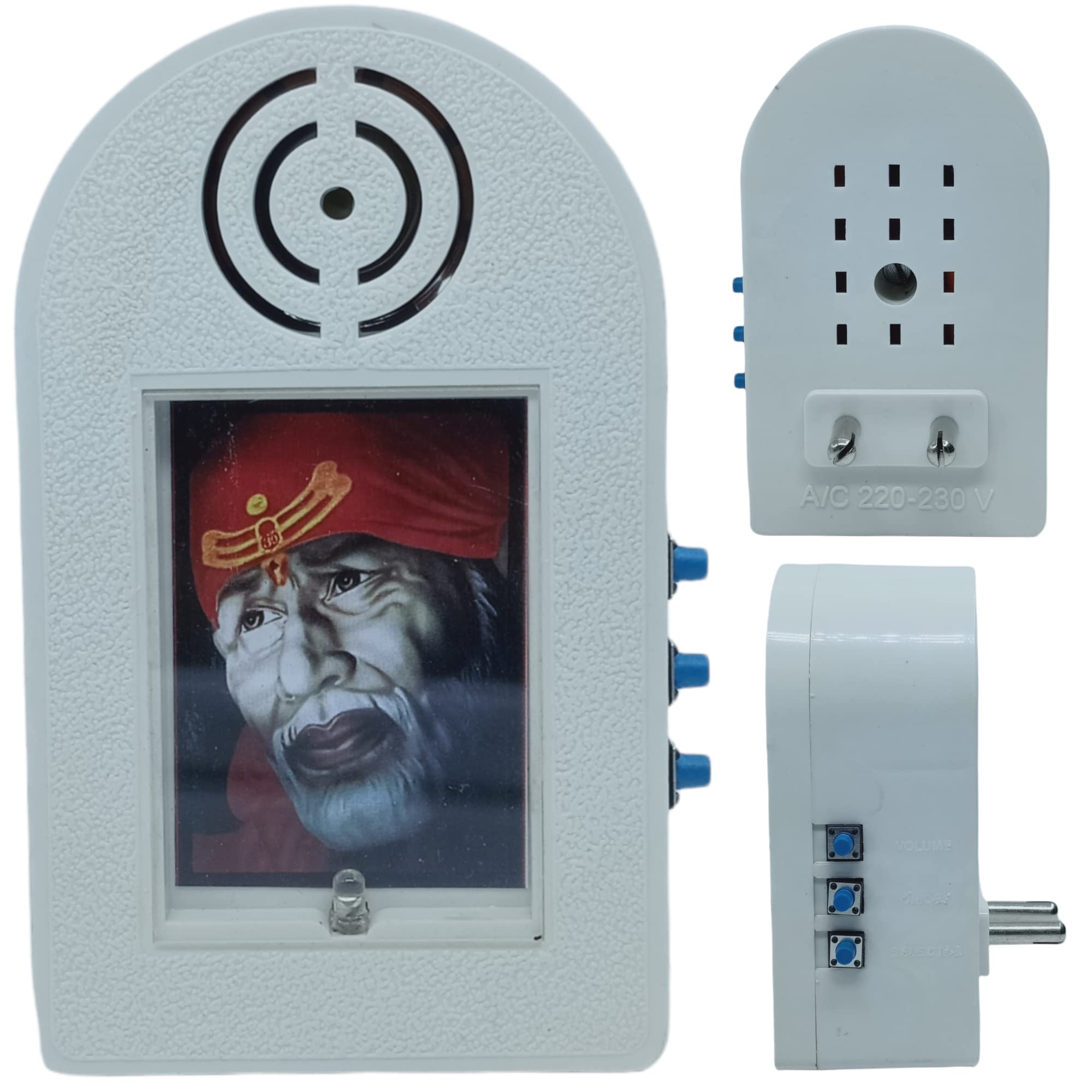 GIFTS Electric Shirdi Religious Continuous Saibaba Chanting Mantra 21 in 1 Spiritual Devotional Bell Just Plug & Play-image-13
