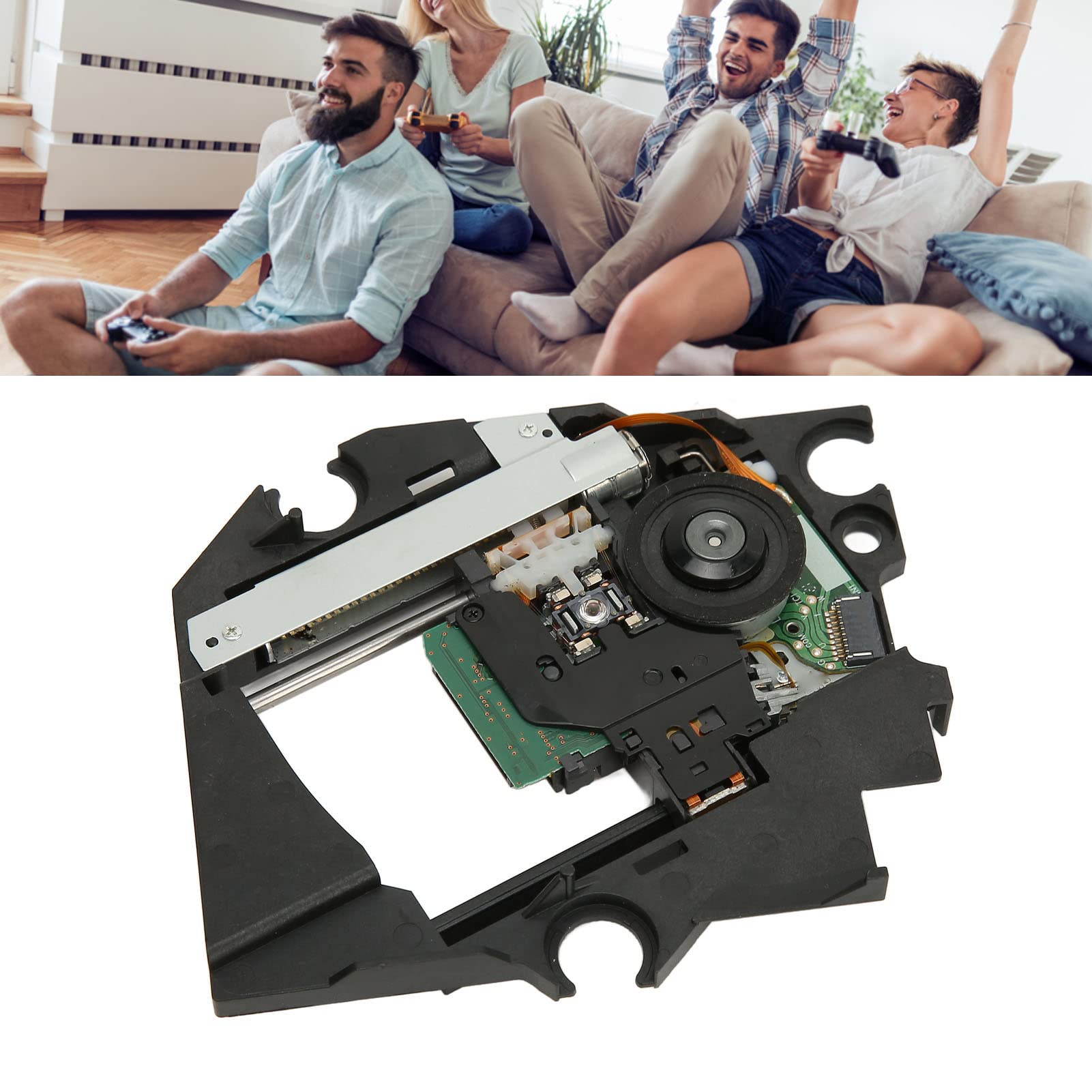 Lente De Unidad Láser para PS5, Lente De Unidad Láser con Reemplazo De Módulo De Marco Lente Láser De Unidad óptica para Consola De Juegos PS5