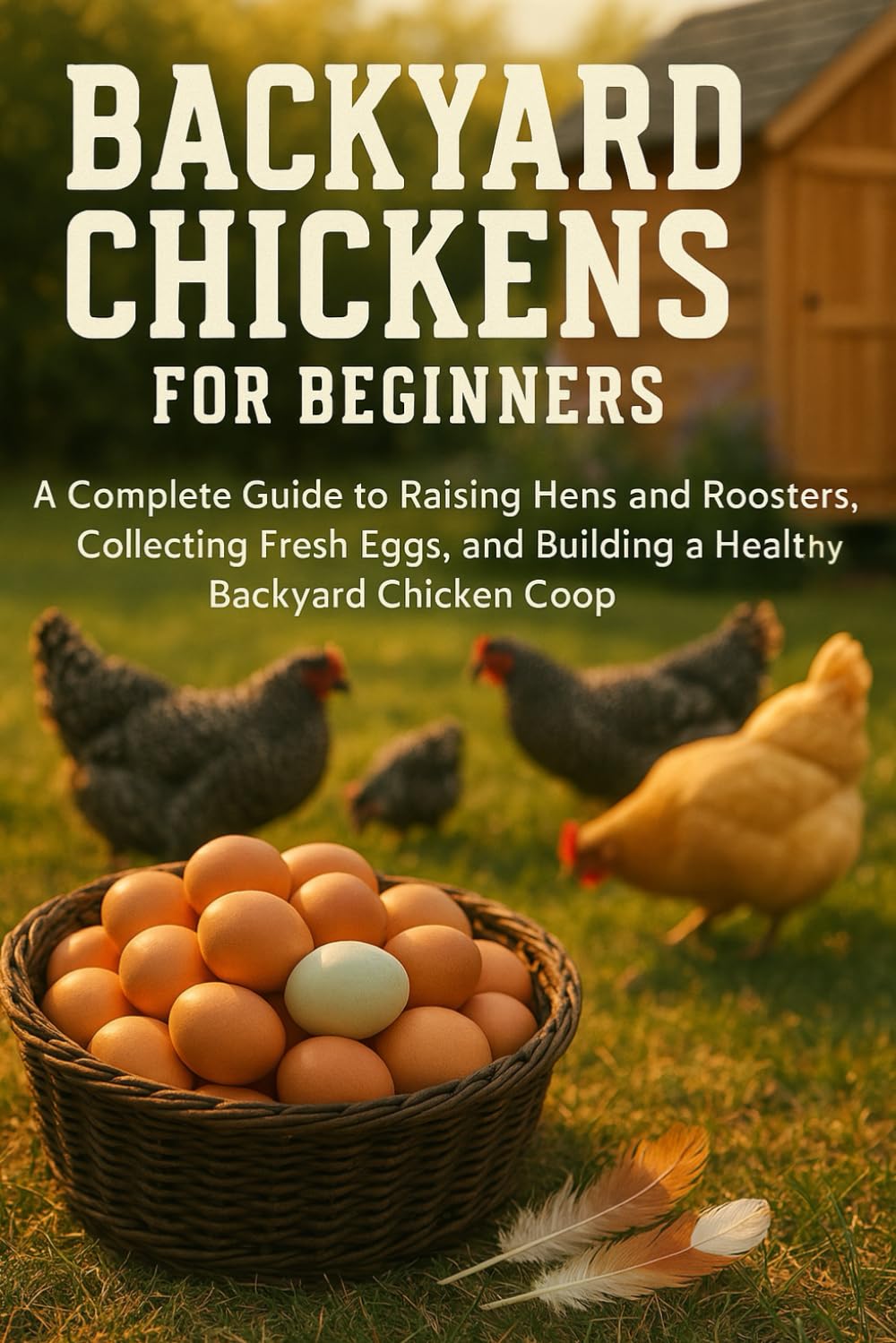 Backyard Chickens for Beginners: A Complete Guide to Raising Hens and Roosters, Collecting Fresh Eggs, and Building a Healthy Backyard Chicken Coop