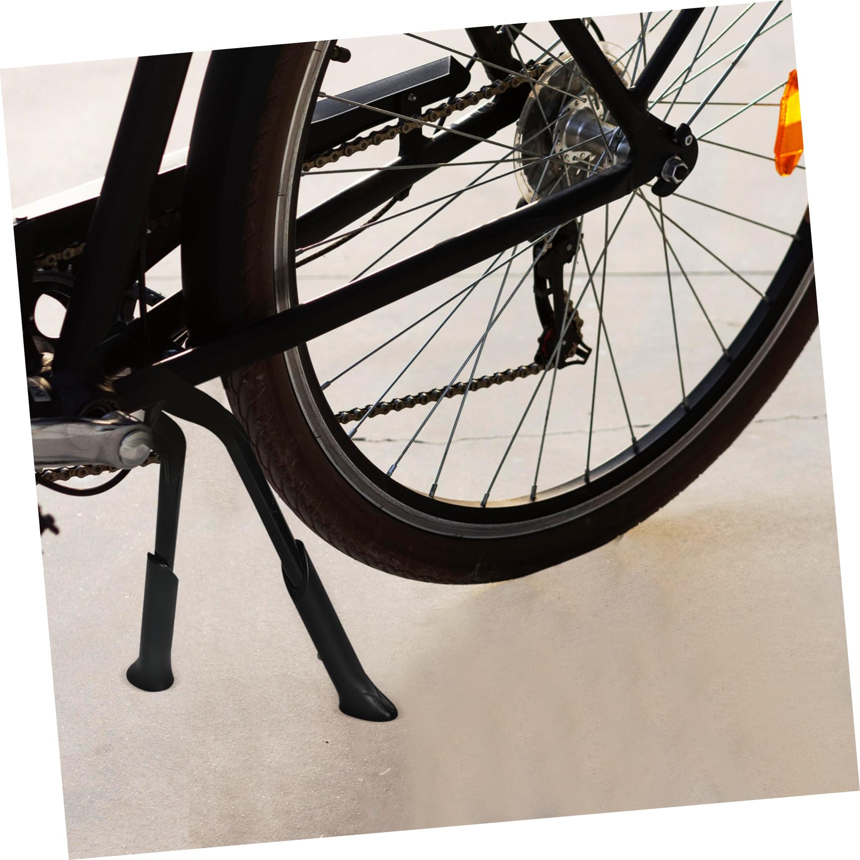 Béquille de Vélo Robuste et Peu Encombrante en Alliage D'aluminium Double Réglable pour Vélo de Montagne et Usage Intérieur Extérieur