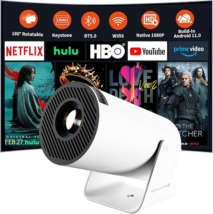 Electric-Focus Portable Projector 2025