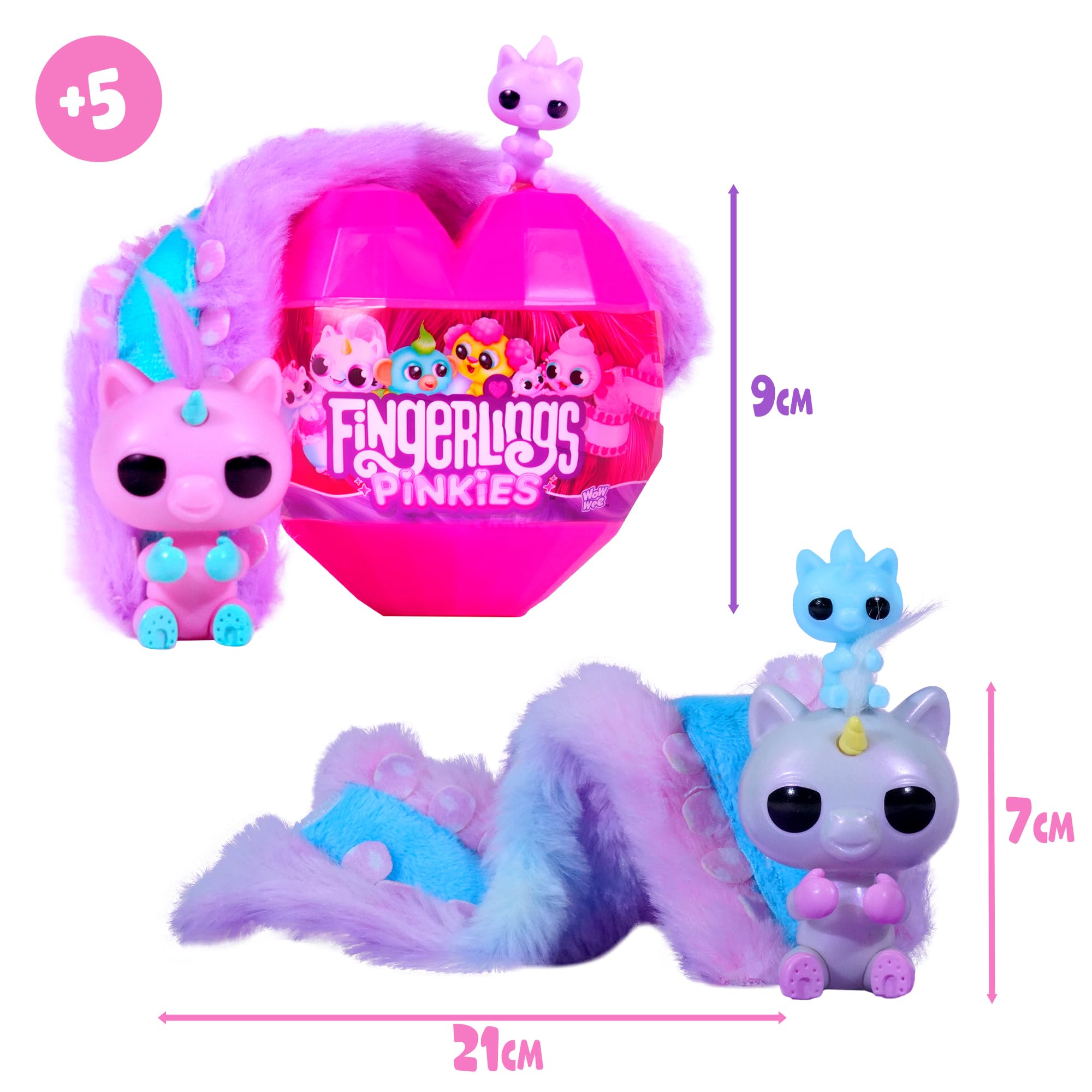 Bizak Fingerlings Pinkies Pet Bransoletka Przyjaźni Zmiana Koloru Kiedy Dotkniesz, Są Niespodzianką, Istnieje 7 Różnych, (61853158)