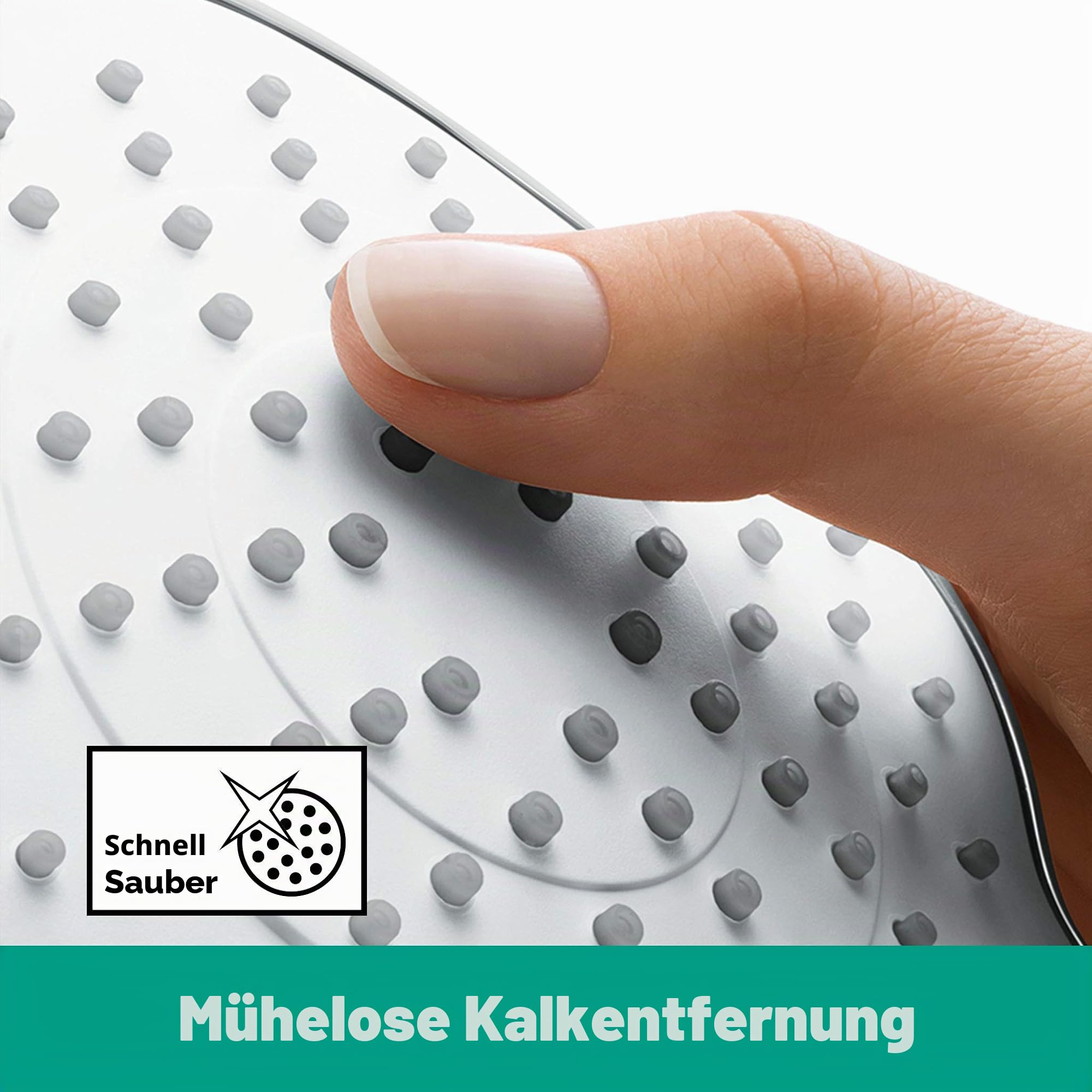 hansgrohe wassersparendes Duschsystem Croma Select S 280 Regendusche (Kopfbrause, Duschkopf, Duschstange, Thermostat, Schlauch, 3 Strahlarten) Brushed Bronze
