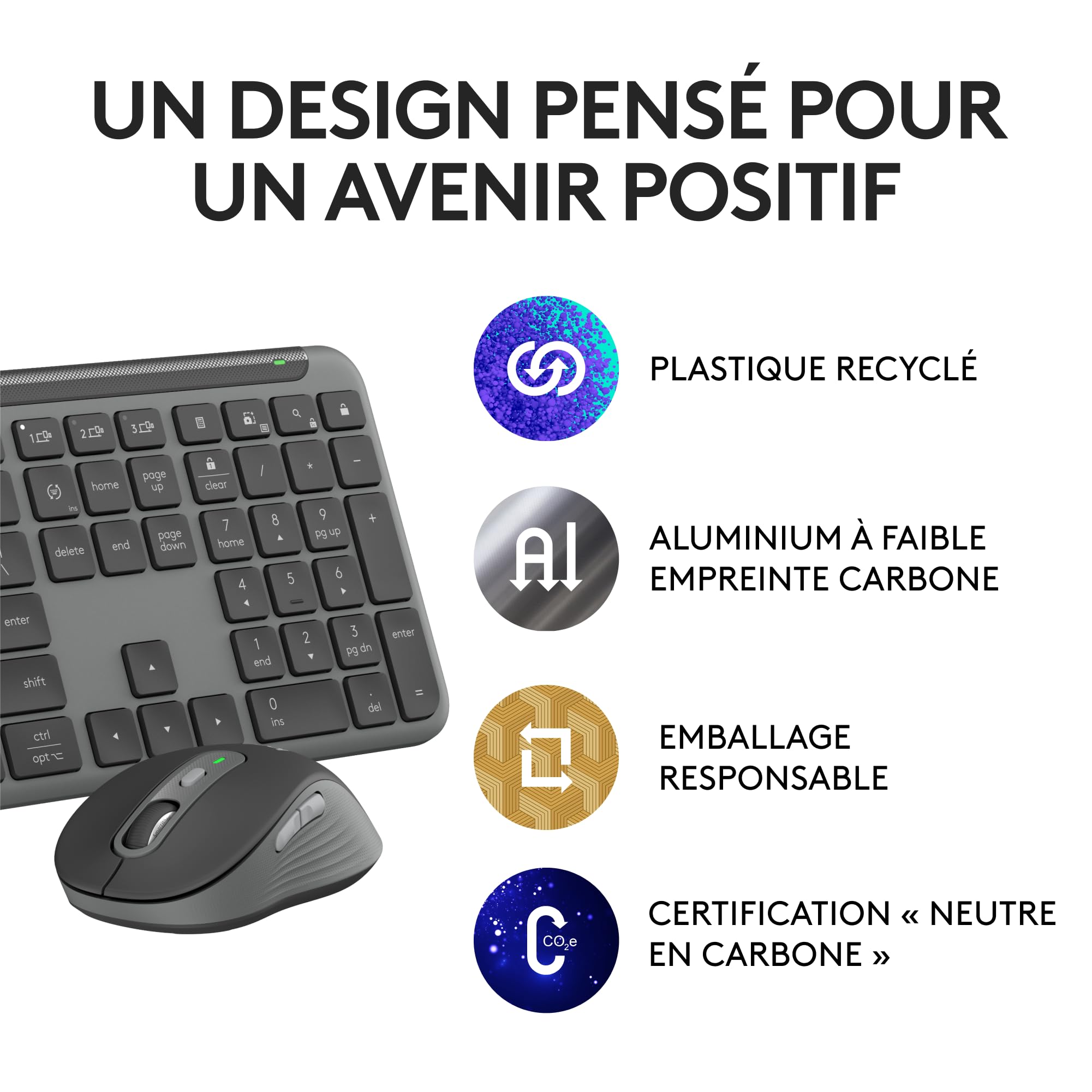 Logitech Signature Fin Combo MK950 for Business - FRA AZERTY