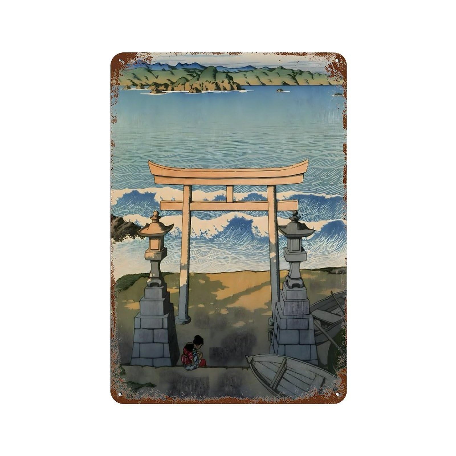 xiaoxiaoshen Artist Kawase Hasui (16) Wall Decor Art Metal Tin Poster Modern Home Decor Art Home Bar Shop Decorations Vintage Sign 30x20cm