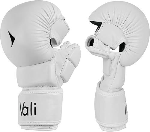 Vali Guantes híbridos MMA Shooter para entrenamiento de combate de agarre en artes marciales