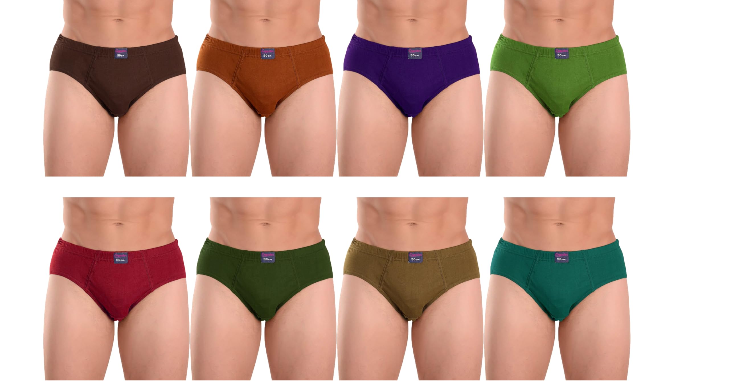 Mens Multicolour Cotton Underwear for Men Pack of 8-picture-13