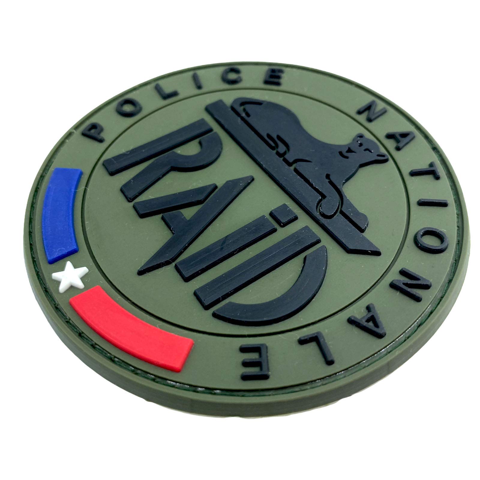 Polizia Nazionale SWAT Raid Emblema Cosplay Airsoft PVC Fan Patch Toppa (Nero