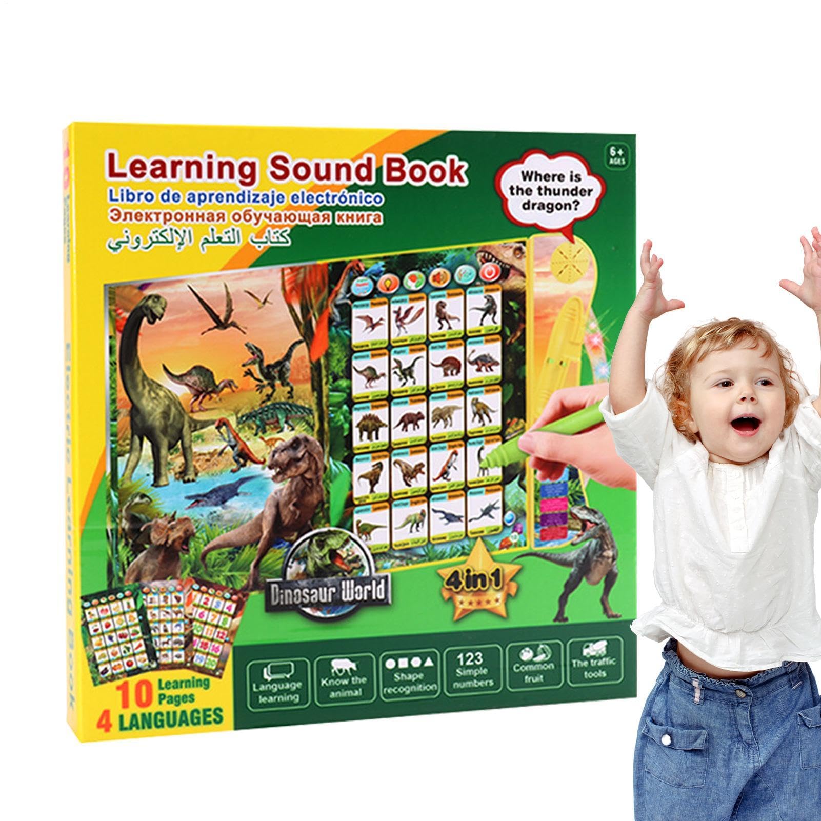 Preschool Sound Books Interactive Audio Educational Toys