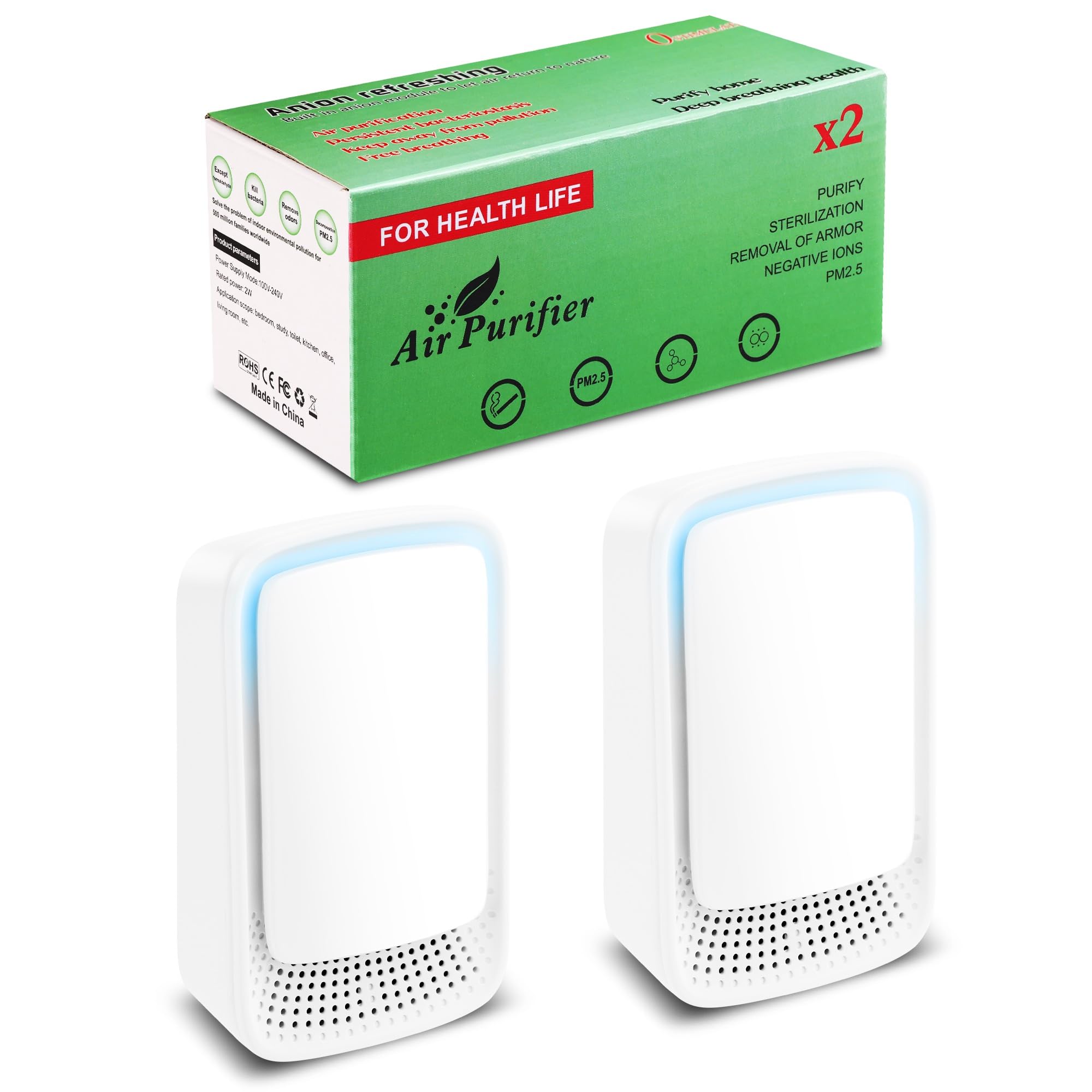 VGY Plug In Air Purifier (2 Pack)