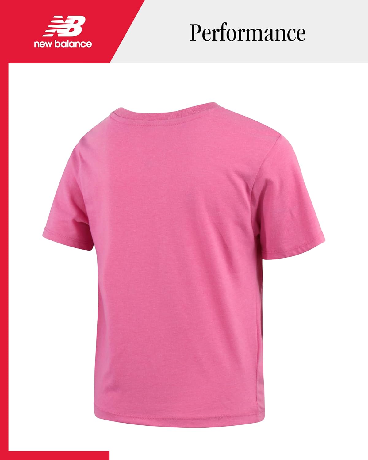 New Balance Active Girls Legging Set - 4 Piece Athletic Short Sleeve Shirt, Long Sleeve Shirt & Activewear Girls Leggings Set - Image 4