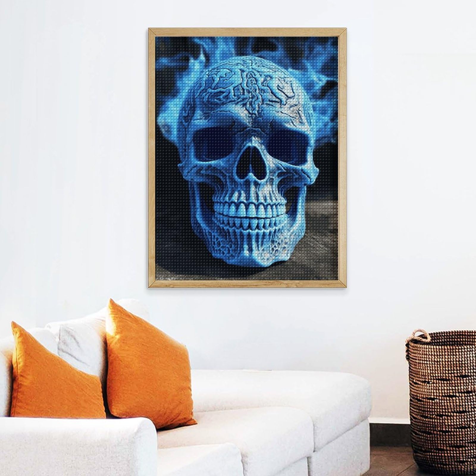 Amazon.com: 3D Print Blue Skull Diamond Art Kits for Adults