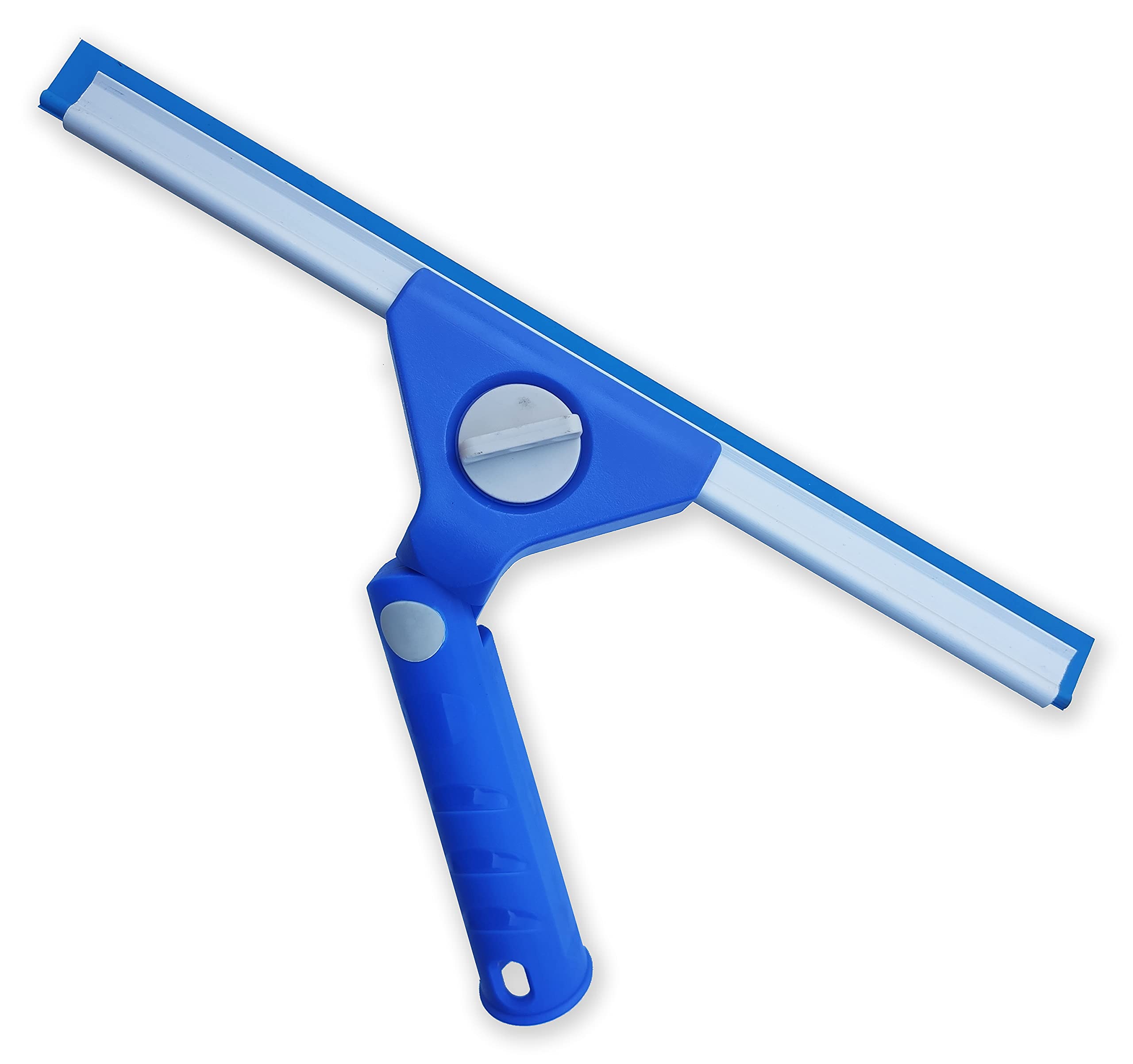 Complete 12" (30cm) Hi-Rise Swivel Window Cleaning Squeegee Wiper With Soft Rubber