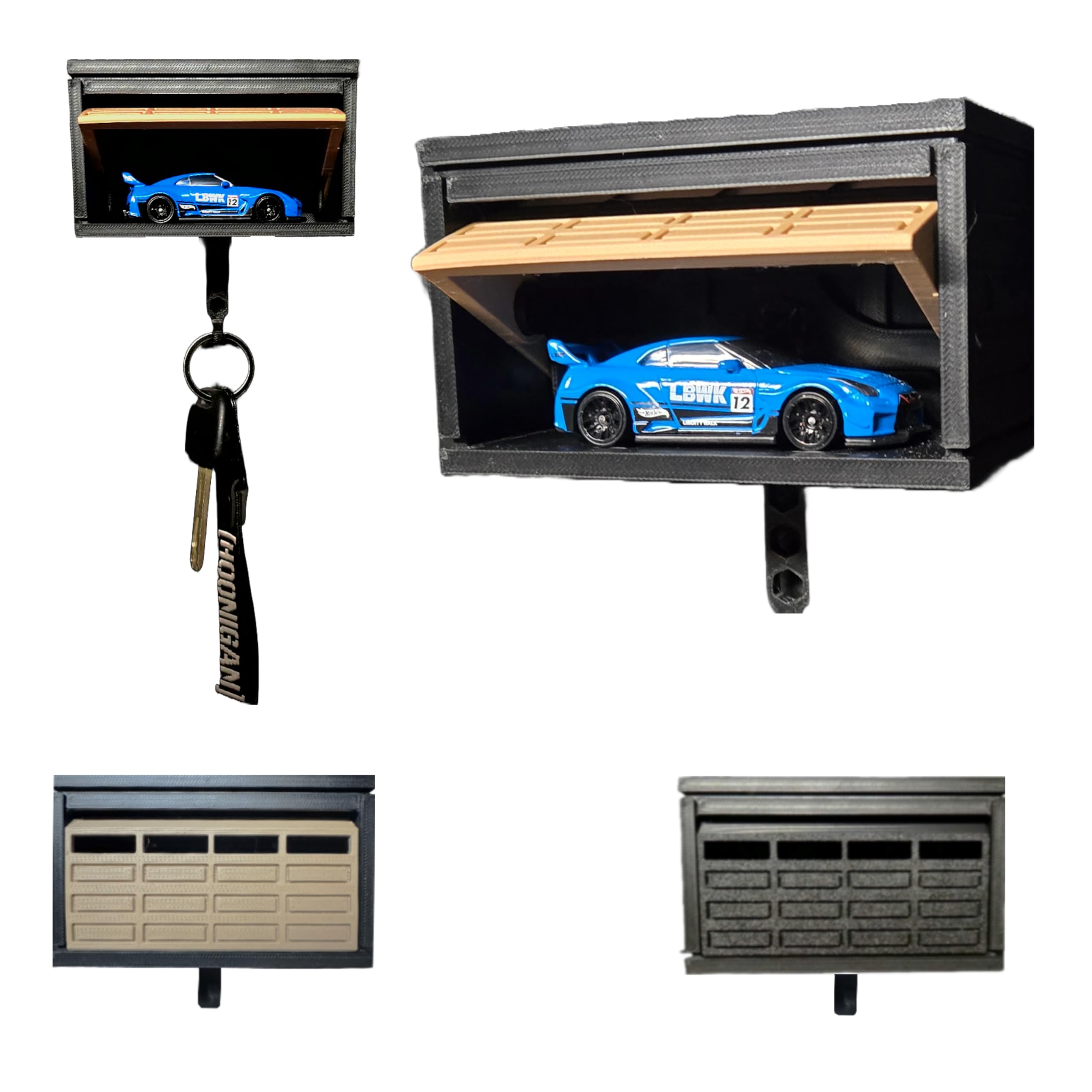 Amazon.com: OmniMart Car Garage Key Holder with Opening Door, 2