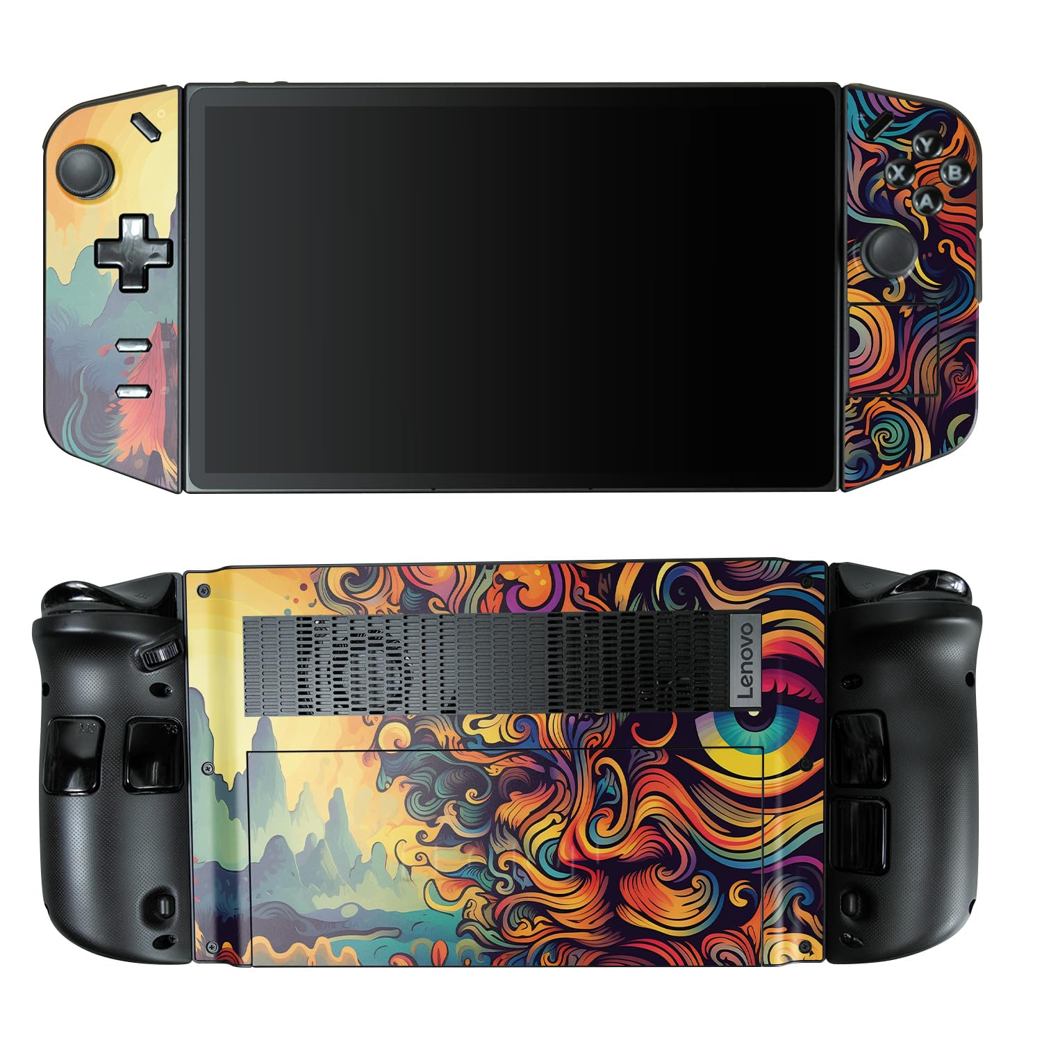 Gaming Skin Compatible with Lenovo Legion Go - Neon Alley - Premium 3M Vinyl Protective Wrap Decal Cover - Easy to Apply | Crafted in The USA by MightySkins