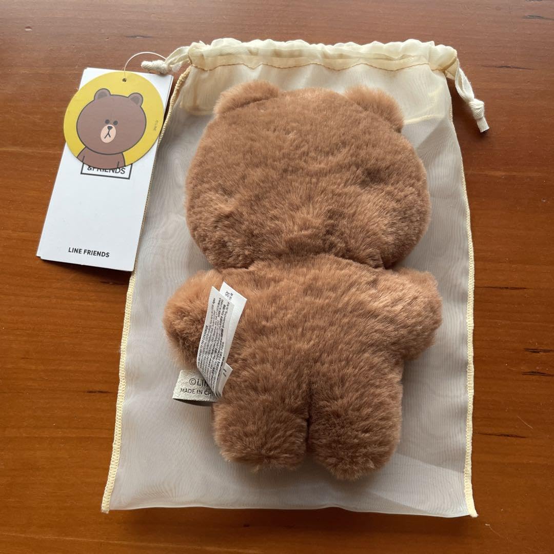 Amazon.co.jp: LINE FRIENDS ブラウン ぺたんこぬいぐるみ : おもちゃ