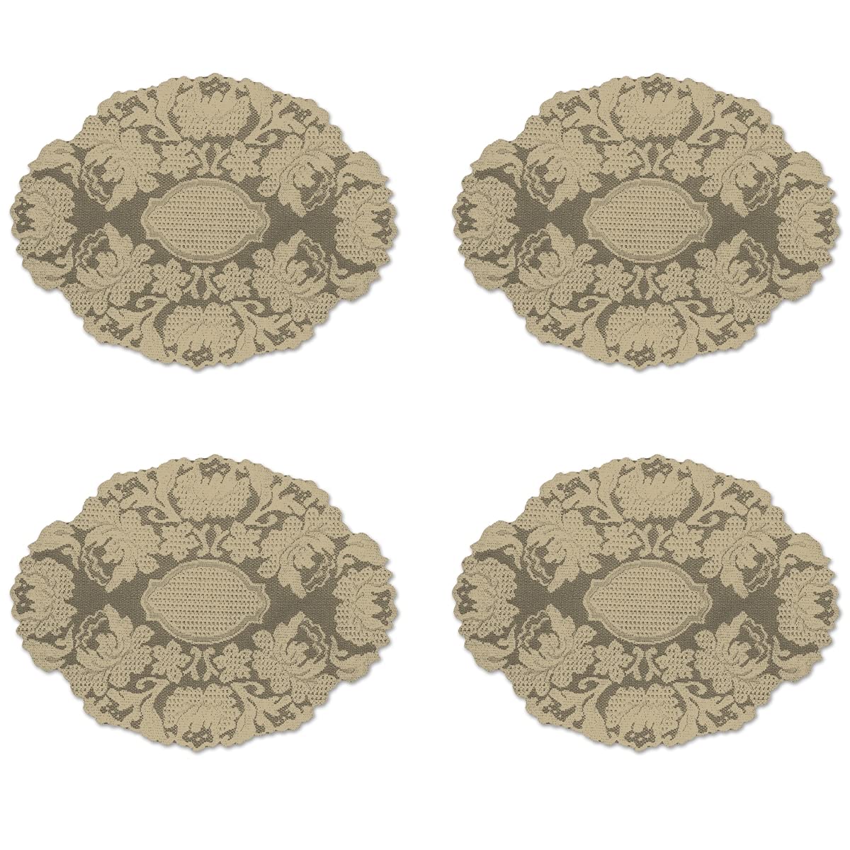 12 x 16 in. Windsor Doilies Antique - Set of 4