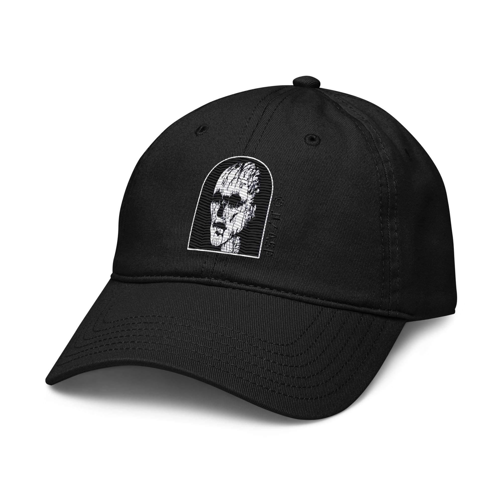Horror Manga Ominous Face Adjustable Baseball Hat at Amazon