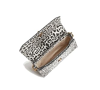 【新品未使用】PALACE CORD BOONIE LEOPARD L/XL GUESS Centre Stage Crossbody Flap, Black/White Leopard